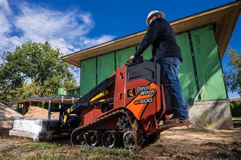 ditch witch mini skid steer sk600|stand behind mini skid steer.